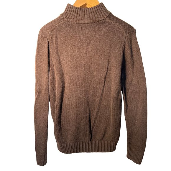 Croft & Barrow Sweater Brown Pullover - Picture 3 of 4